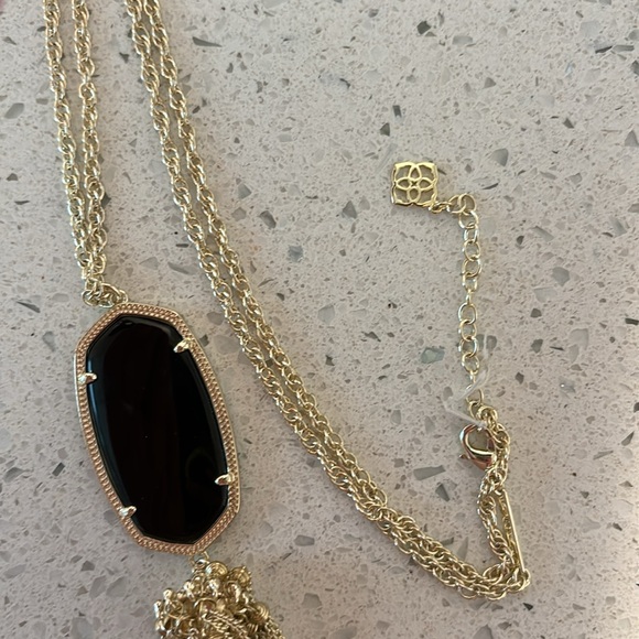 Kendra Scott onyx long tassel necklace - Picture 3 of 3